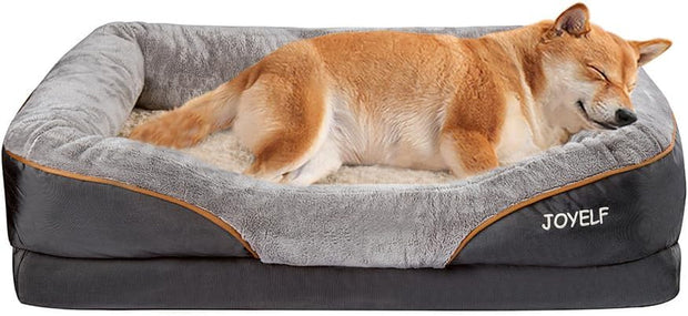 Beds, Beds & Furniture, Dogs, Pet SuppliesLarge Memory Foam Dog Bed, Orthopedic Dog Bed & Sofa with Removable Washable Cover and Squeaker Toy as Gift - Premium  from Nobles Store - Just $96.35! Shop now at Nobles Store