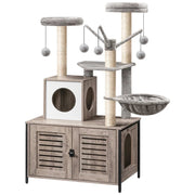 All categoriesBurslem 52'' Cat Tree with Litter Box Enclosure - Premium  from Nobles Store - Just $124.01! Shop now at Nobles Store