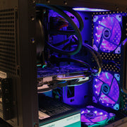 Custom  Ryzen Gaming PC AMD Ryzen 5 3400G 3.7Ghz Quad-Core 16GB Crucial Ballistix DDR4 AMD Radeon RX 570 8GB GDDR5 HDMI VR Ready 500GB M.2 SSD 1TB HD 1200 Mbps 802.11Ac Wifi LG DVDRW Windows 10 Pro