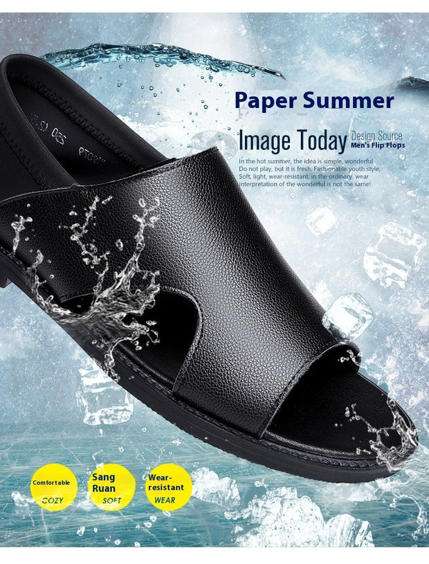 Clothing, null, WomenMen's Sandals Summer Men's Casual Soft Bottom Non-slip Wear-resistant And Deodorant Beach - Premium 0 from Nobles Store - Just $45.68! Shop now at Nobles Store