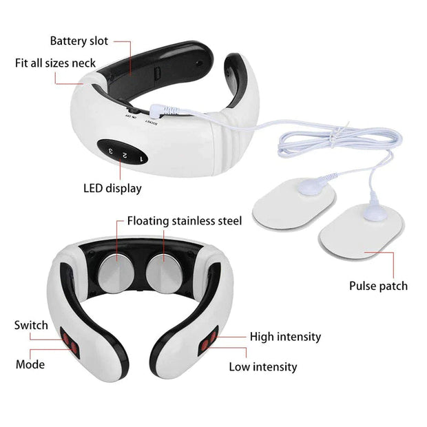 Electronics & Gadgets, Electronics Accessories & SuppliesElectric Cervical Pulse Neck Massager Muscle Relax Massage Magnetic Therapy US - Premium  from Nobles Store - Just $18.47! Shop now at Nobles Store