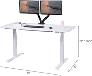 Computer Workstations, Desks & Workstations, Office Furniture & Lighting, Office ProductsFV60K3W-WT Desk, Rectangular 60", K3 White - Premium  from Nobles Store - Just $784.43! Shop now at Nobles Store