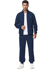 Clothing, Mens Clothing, Mens Workout ClothingMen'S Tracksuits Sweatsuits for Men Set Track Suits 2 Piece Casual Athletic Jogging Warm up Full Zip Sweat Suits Navy M - Premium  from Nobles Store - Just $63.78! Shop now at Nobles Store