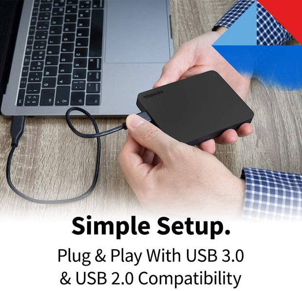 Computers & Accessories, Data Storage, Electronics, External Hard DrivesCanvio Basics 4TB Portable External Hard Drive USB 3.0, Black - HDTB440XK3CA - Premium  from Nobles Store - Just $266.56! Shop now at Nobles Store