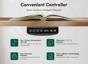 Furniture, Home & Kitchen, Home Office Desks, Home Office Furniture55 X 24 Inch Height Adjustable Electric Standing Desk with Double Drawer - Premium  from Nobles Store - Just $395.54! Shop now at Nobles Store