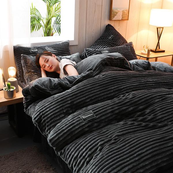 Bedding Set, Duvet CoverCorduroy Velvet Bedding Set - Premium  from Nobles Store - Just $75.35! Shop now at Nobles Store