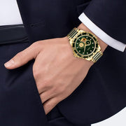 Clothing, Men, Shoes & Jewelry, Watches, Wrist WatchesMen'S Automatic Mechanical Wrist Watches, Luxury Skeleton Watches for Men with Black Green Jade & Steel Strap - Premium  from Nobles Store - Just $669! Shop now at Nobles Store