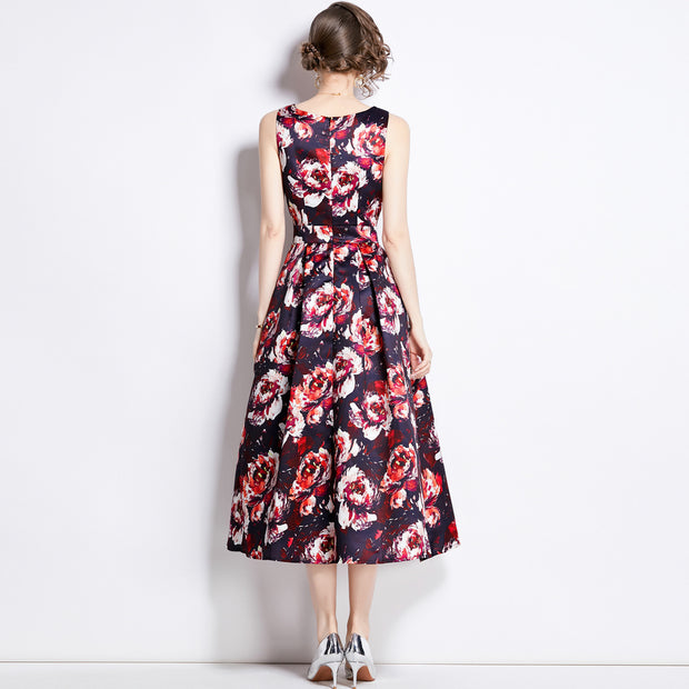 Clothing, null, WomenSleeveless Waist 3D Cutting Waist A- Line Skirt - Premium 0 from Nobles Store - Just $77.02! Shop now at Nobles Store