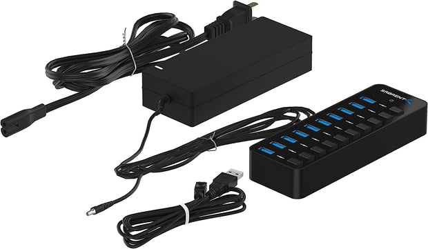Computer Accessories & Peripherals, Computers & Accessories, Electronics, USB Hubs10-Port 60W USB 3.0 Hub with Individual Power Switches - Premium  from Nobles Store - Just $84.43! Shop now at Nobles Store