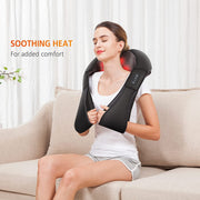 Back Massagers, Electric Massagers, Health & Household, Massage Tools & Equipment, Wellness & RelaxationShiatsu Neck and Shoulder Massager - Back Massager with Heat, Deep Kneading Electric Massage Pillow for Neck, Back, Shoulder,Foot,Body - Premium  from Nobles Store - Just $98.19! Shop now at Nobles Store