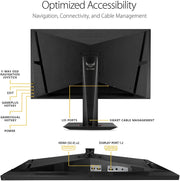 Computers & Accessories, Electronics, MonitorsTUF Gaming 27" 2K HDR Gaming Monitor (VG27AQ) - QHD (2560 X 1440), 165Hz (Supports 144Hz), 1Ms, Extreme Low Motion Blur, Speaker, G-SYNC Compatible, VESA Mountable, Displayport, HDMI ,Black - Premium  from Nobles Store - Just $391.65! Shop now at Nobles Store