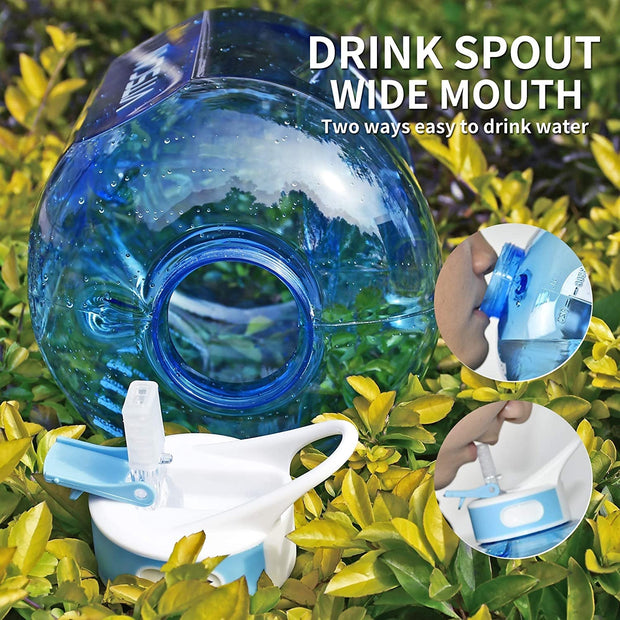 Sports & Outdoor Recreation Accessories, Sports & Outdoors, Sports Water Bottles128OZ/1 Gallon Water Bottle with Straw - Premium  from Nobles Store - Just $36.32! Shop now at Nobles Store