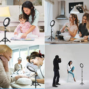 Decor, Home, Lighting & Light Fixtures, Novelty Lights, Ring Lights13" LED RGB Selfie Ring Light W/ Mini & Extendable Tripod Stand & Phone Holder - Premium  from Nobles Store - Just $50.64! Shop now at Nobles Store