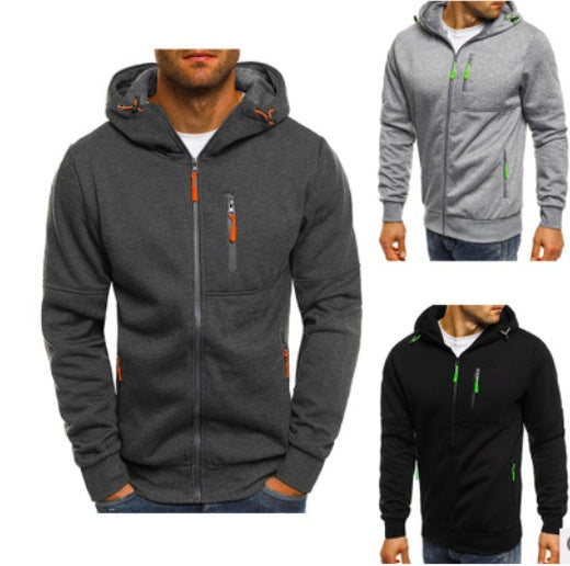 Men Hoodie Cotton Jacket - Premium 0 from USAdrop - Just $46.97! Shop now at Nobles Store