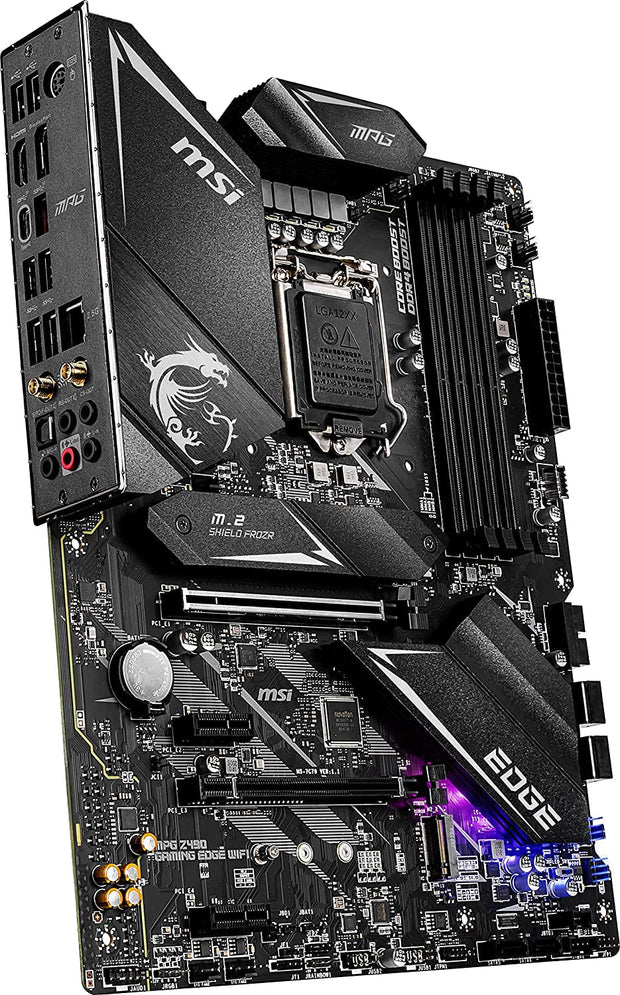 Computer Components, Computers & Accessories, Electronics, Internal Components, MotherboardsMPG Z490 GAMING EDGE WIFI ATX Gaming Motherboard (10Th Gen Intel Core, LGA 1200 Socket, DDR4, CF, Dual M.2 Slots, USB 3.2 Gen 2, Wi-Fi 6, DP/HDMI, Mystic Light RGB) - Premium  from Nobles Store - Just $427.11! Shop now at Nobles Store