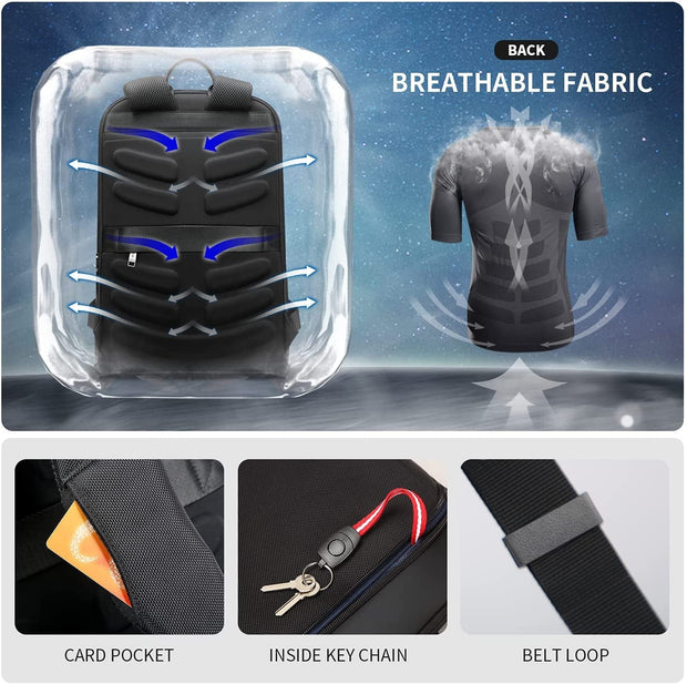 Backpacks, Bags, Cases & Sleeves, Computers & Accessories, Electronics, Laptop Accessories15 Inch Super Slim Laptop Backpack Men anti Theft Waterproof Backpack - Premium  from Nobles Store - Just $90.78! Shop now at Nobles Store