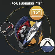 Backpacks, Bags, Cases & Sleeves, Computers & Accessories, Electronics, Laptop Accessories15 Inch Super Slim Laptop Backpack Men anti Theft Waterproof Backpack - Premium  from Nobles Store - Just $90.78! Shop now at Nobles Store