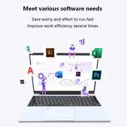 Computers, Electronics, Laptops, Laptops and Tablets, Laptops by Operating System, Windows 11 Laptops, Windows OS Laptops15.6" Windows 11 Pro Laptop with 16GB RAM 512GB SSD, Intel Celeron Processor and Backlit Keyboard - Premium  from Nobles Store - Just $370.21! Shop now at Nobles Store