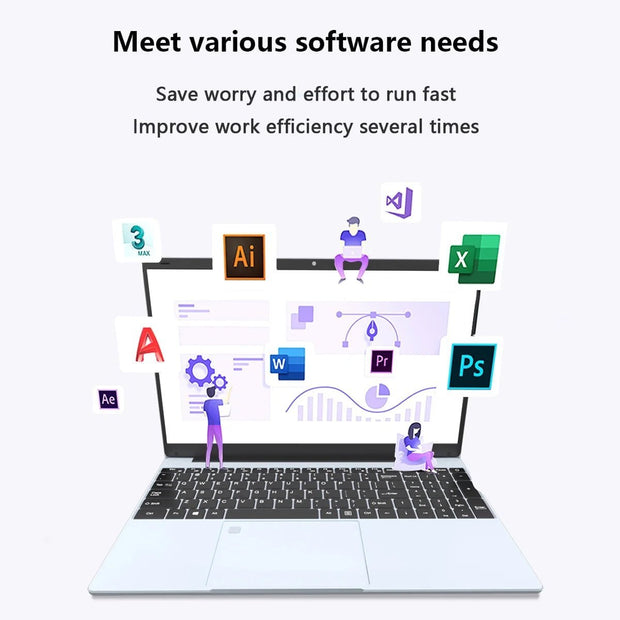 Computers, Electronics, Laptops, Laptops and Tablets, Laptops by Operating System, Windows 11 Laptops, Windows OS Laptops15.6" Windows 11 Pro Laptop with 16GB RAM 512GB SSD, Intel Celeron Processor and Backlit Keyboard - Premium  from Nobles Store - Just $370.21! Shop now at Nobles Store