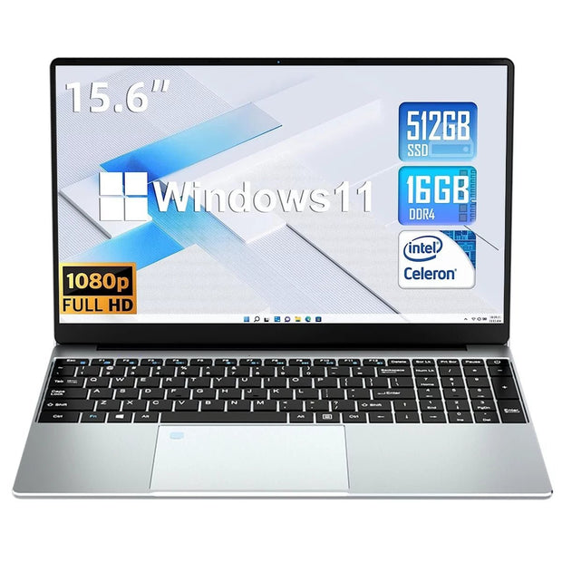 Computers, Electronics, Laptops, Laptops and Tablets, Laptops by Operating System, Windows 11 Laptops, Windows OS Laptops15.6" Windows 11 Pro Laptop with 16GB RAM 512GB SSD, Intel Celeron Processor and Backlit Keyboard - Premium  from Nobles Store - Just $370.21! Shop now at Nobles Store