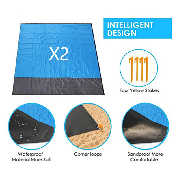 nullCross-border Spot Outdoor Beach Mat Portable Folding - Premium 0 from null - Just $54.85! Shop now at Nobles Store