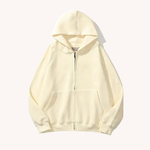 UG Plain Zip-Up Hoodie - Premium  from Nobles Store - Just $43.93! Shop now at Nobles Store