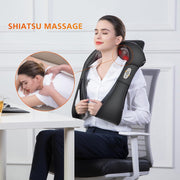 Back Massagers, Electric Massagers, Health & Household, Massage Tools & Equipment, Wellness & RelaxationShiatsu Neck and Shoulder Massager - Back Massager with Heat, Deep Kneading Electric Massage Pillow for Neck, Back, Shoulder,Foot,Body - Premium  from Nobles Store - Just $98.19! Shop now at Nobles Store