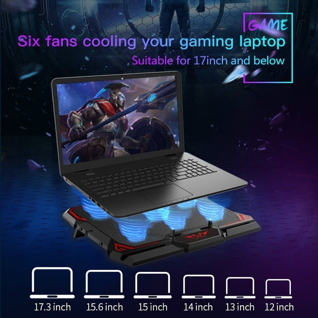 cooler, electronics, fan, laptop17inch Gaming Laptop Cooler - Premium  from Nobles Store - Just $84.55! Shop now at Nobles Store