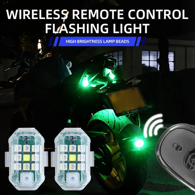 HomeHighlight Wireless Remote Control LED Strobe Light Drone Strobe Light Aircraft Strobe Lights Flash Position Wireless Light - Premium  from Nobles Store - Just $21.29! Shop now at Nobles Store