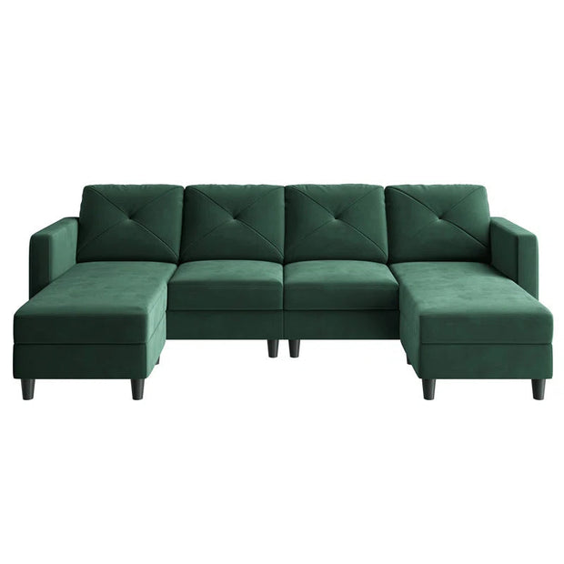 All categoriesU Shaped Sectional Couch Upholstered Sofa Couch with Chaise - Premium  from Nobles Store - Just $822.99! Shop now at Nobles Store