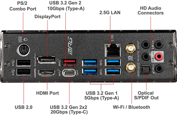 Computer Components, Computers & Accessories, Electronics, Internal Components, MotherboardsMPG Z490 GAMING EDGE WIFI ATX Gaming Motherboard (10Th Gen Intel Core, LGA 1200 Socket, DDR4, CF, Dual M.2 Slots, USB 3.2 Gen 2, Wi-Fi 6, DP/HDMI, Mystic Light RGB) - Premium  from Nobles Store - Just $427.11! Shop now at Nobles Store