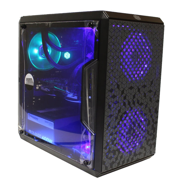 Custom  Ryzen Gaming PC AMD Ryzen 5 3400G 3.7Ghz Quad-Core 16GB Crucial Ballistix DDR4 AMD Radeon RX 570 8GB GDDR5 HDMI VR Ready 500GB M.2 SSD 1TB HD 1200 Mbps 802.11Ac Wifi LG DVDRW Windows 10 Pro
