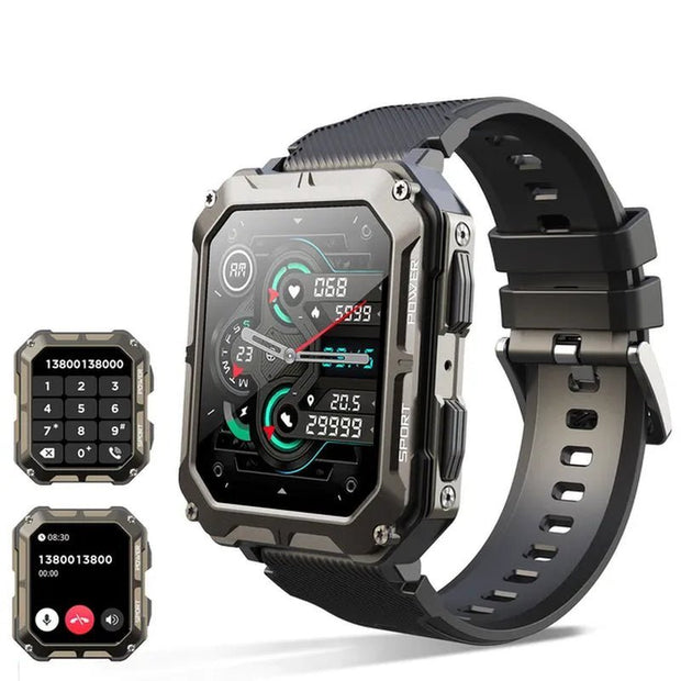 HomeC20 Pro Smart Watch Voice Assistant BT Wireless Call Business Outdoor Sports IP68 Waterproof Wristwatch for Android Ios - Premium  from Nobles Store - Just $33.72! Shop now at Nobles Store
