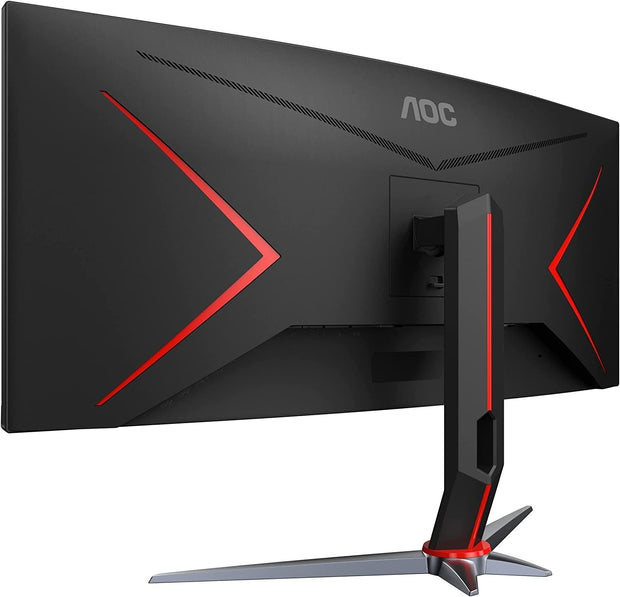 Computers & Accessories, Electronics, MonitorsCU34G2X 34" Curved Frameless Immersive Gaming Monitor, Ultrawide QHD 3440X1440, VA Panel, 1Ms 144Hz Adaptive-Sync, Height Adjustable, 3-Yr Zero Dead Pixels, Black/Red - Premium  from Nobles Store - Just $938.40! Shop now at Nobles Store