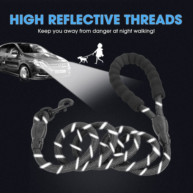 Basic Leashes, Collars, Dogs, Harnesses & Leashes, Leashes, Pet Supplies2/4/5/6 FT Dog Leash with Comfortable Padded Handle - Premium  from Nobles Store - Just $29.81! Shop now at Nobles Store