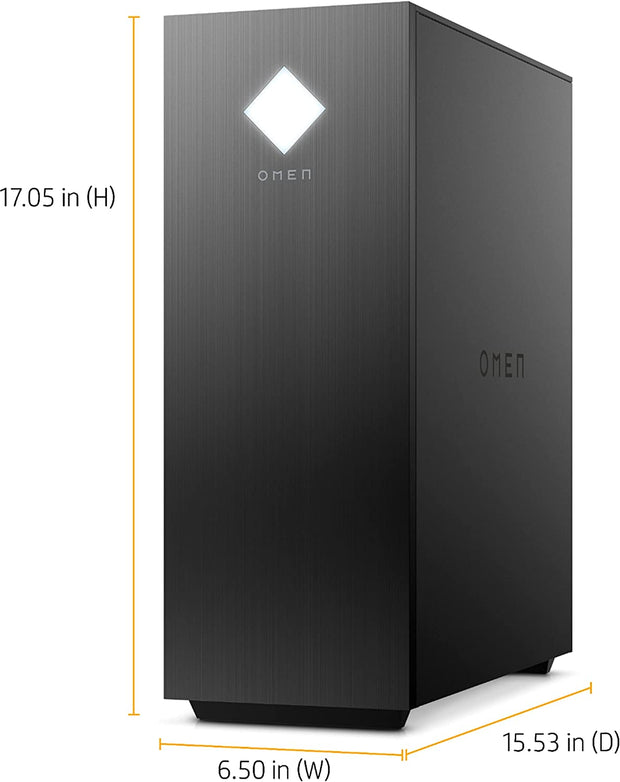 25L Gaming Desktop PC, NVIDIA Geforce RTX 2060, 10Th Generation Intel Core I7-10700F Processor, Hyperx 16 GB RAM, 512 GB SSD and 1 TB Hard Drive, Windows 10 Home (GT12-0060, 2020), Shadow Black