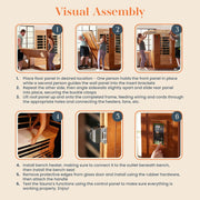 Infrared Saunas, Patio & Garden, SaunasAndora 2 Person 6 Heating Panel Infrared Indoor Wood Dry Sauna - Premium  from Nobles Store - Just $2840.03! Shop now at Nobles Store