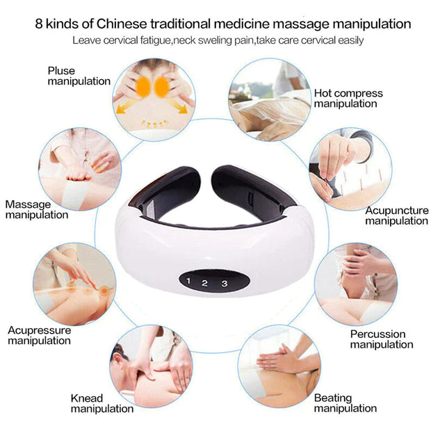Electronics & Gadgets, Electronics Accessories & SuppliesElectric Cervical Pulse Neck Massager Muscle Relax Massage Magnetic Therapy US - Premium  from Nobles Store - Just $18.47! Shop now at Nobles Store