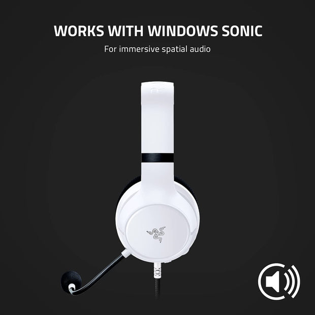 GEM Box, Legacy Systems, Microconsoles, Video GamesKaira X Wired Headset for Xbox Series X|S, Xbox One, PC, Mac & Mobile Devices: Triforce 50Mm Drivers - Hyperclear Cardioid Mic - Flowknit Memory Foam Ear Cushions - On-Headset Controls - White - Premium  from Nobles Store - Just $115.54! Shop now at Nobles Store