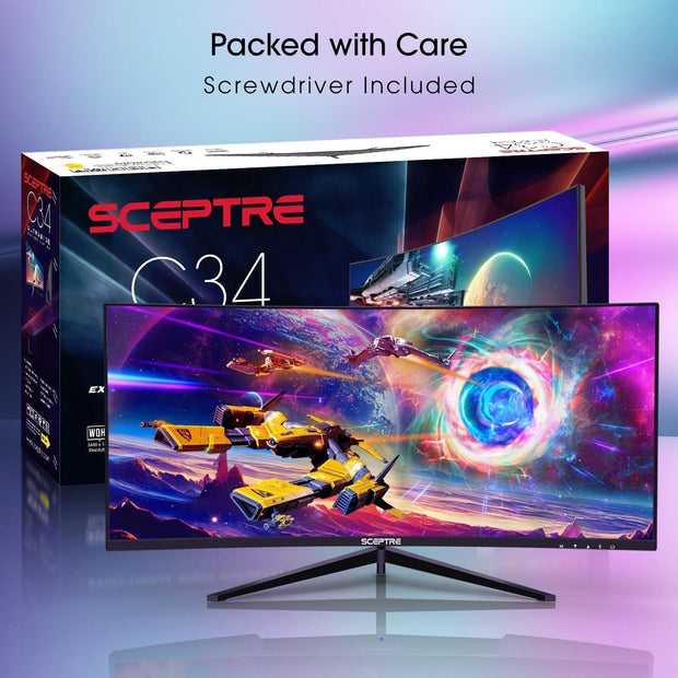 Computers & Accessories, Electronics, Monitors30-Inch Curved Gaming Monitor 21:9 2560X1080 Ultra Wide/ Slim HDMI Displayport up to 200Hz Build-In Speakers, Metal Black (C305B-200UN1) - Premium  from Nobles Store - Just $314.73! Shop now at Nobles Store