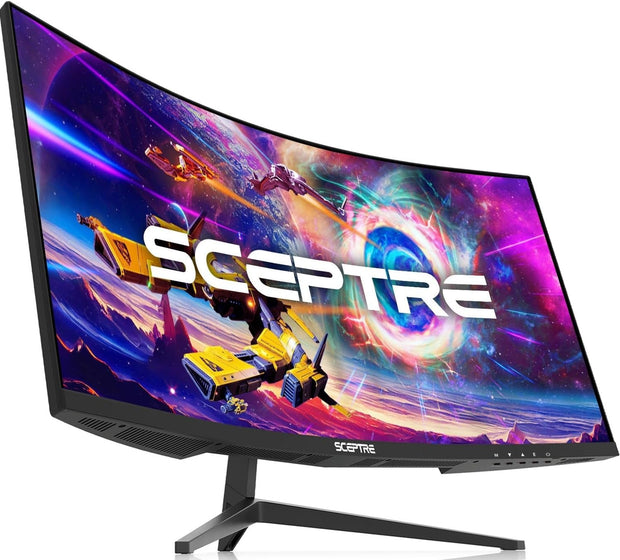 Computers & Accessories, Electronics, Monitors30-Inch Curved Gaming Monitor 21:9 2560X1080 Ultra Wide/ Slim HDMI Displayport up to 200Hz Build-In Speakers, Metal Black (C305B-200UN1) - Premium  from Nobles Store - Just $314.73! Shop now at Nobles Store