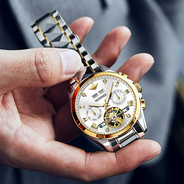 Jewelry, Mens Watches, WatchesAutomatic Watches for Men, Diamond Skeleton Self Winding - Premium  from Nobles Store - Just $455.57! Shop now at Nobles Store