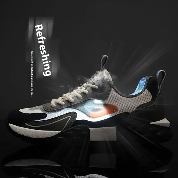 Low-cut Fashion Casual Sneaker Men's Comfortable Soft Bottom - Premium 0 from Nobles Store - Just $47.89! Shop now at Nobles Store