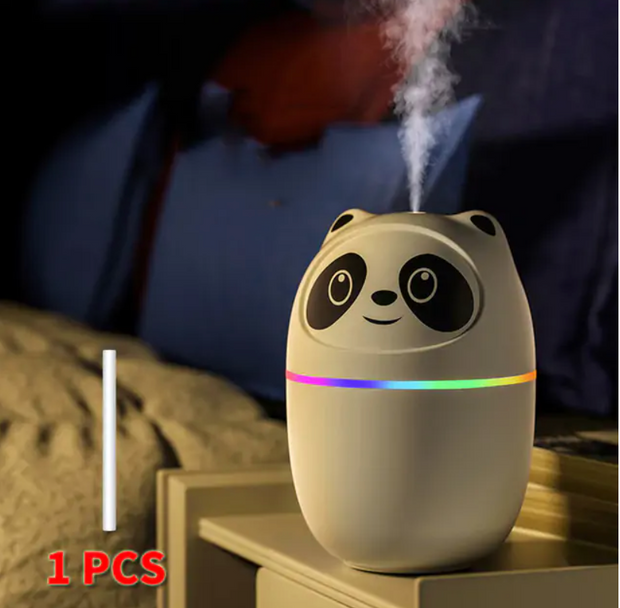 Cute Panda and Cat Humidifier 250ml - Premium  from Nobles Store - Just $25.12! Shop now at Nobles Store