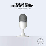 Condenser Microphones, Microphones, Microphones & Accessories, Multipurpose, Musical InstrumentsSeiren Mini USB Condenser Microphone: for Streaming and Gaming on PC - Professional Recording Quality - Precise Supercardioid Pickup Pattern - Tilting Stand - Shock Resistant - Mercury White - Premium  from Nobles Store - Just $104.10! Shop now at Nobles Store