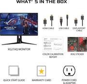 Computers & Accessories, Electronics, MonitorsROG Strix XG27AQ 27” Gaming Monitor, 1440P WQHD (2560 X 1440), Fast IPS, 170Hz, 1Ms, G-SYNC, Extreme Low Motion Blur Sync, Eye Care, HDMI Displayport USB 3.0 Hub, HDR™ 400 - Premium  from Nobles Store - Just $734.57! Shop now at Nobles Store