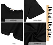 Clothing, Plus Size Tops, Womens PlusWomens plus Size Tops Tunic Short Sleeve Shirts Floral Blouses Loose Summer Tops - Premium  from Nobles Store - Just $24.53! Shop now at Nobles Store