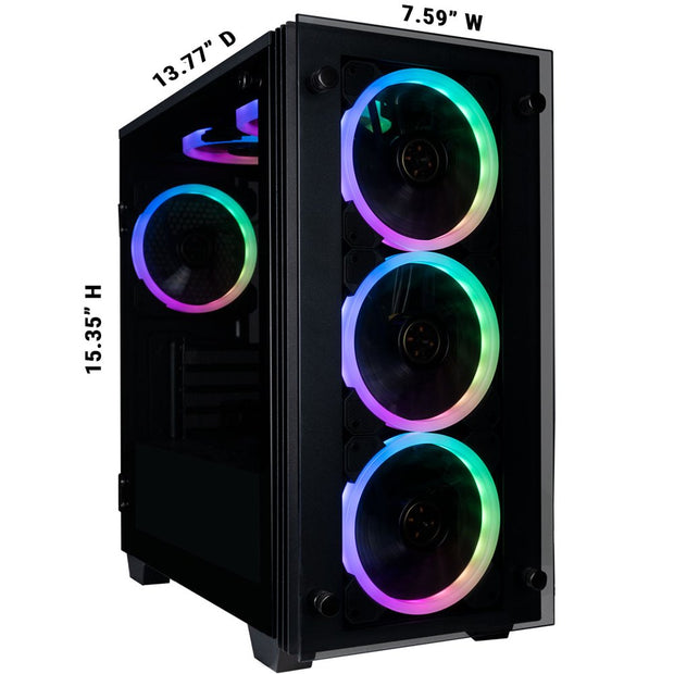 All Desktop Computers, Computers, Desktop Computers, Electronics, Laptops and TabletsStratos Micro Gaming Desktop - NVIDIA Geforce RTX 3070, AMD Ryzen 7 5700X, 32GB DDR4 RAM - Premium  from Nobles Store - Just $1299.27! Shop now at Nobles Store