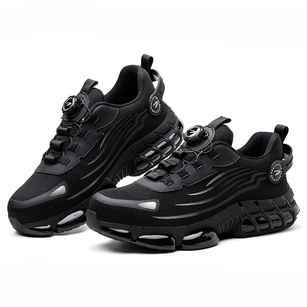 Safety Shoe Boots, Security & Protection, Workplace Safety SuppliesRotary Buckle Work Safety Shoes for Men Sneakers Protective Shoes Lightweight Puncture-Proof Anti-Smash Steel Toe Male Boots - Premium  from Nobles Store - Just $72.08! Shop now at Nobles Store