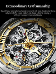 Clothing, Men, Shoes & Jewelry, Watches, Wrist WatchesOUPINKE Men'S Skeleton Mechanical Watches Luxury Dress Automatic Self Winding Sapphire Crystal Waterproof Tungsten Steel Band Wrist Watches - Premium  from Nobles Store - Just $456.31! Shop now at Nobles Store